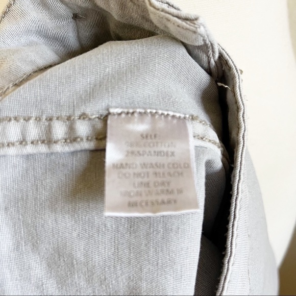 Altar'd State Slate Twill Side Buttons Stretch Straight Mini Skirt 
Size S - Picture 5 of 11